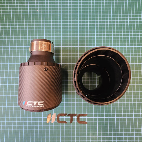 Carbon Fibre Exhaust Tips (PAIR) <br> Suzuki Swift Sport ZC31S <br> 2005-2011