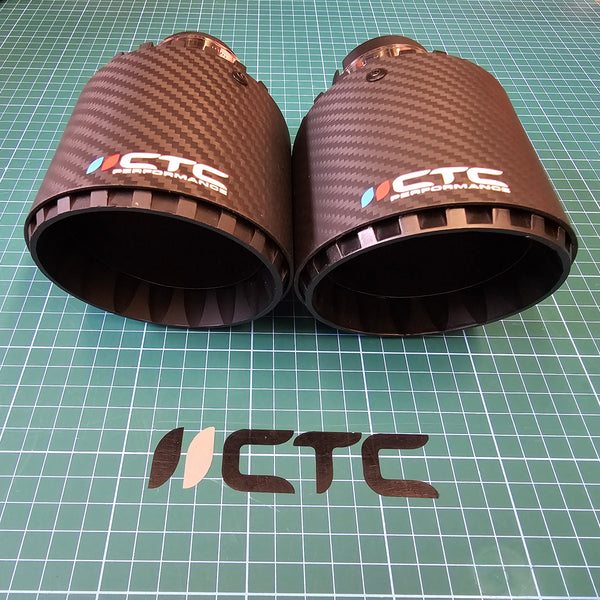 Carbon Fibre Exhaust Tips (PAIR) <br> Suzuki Swift Sport ZC32S <br> 2011-2017
