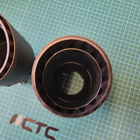 Carbon Fibre Exhaust Tips (PAIR) <br> Suzuki Swift Sport ZC31S <br> 2005-2011