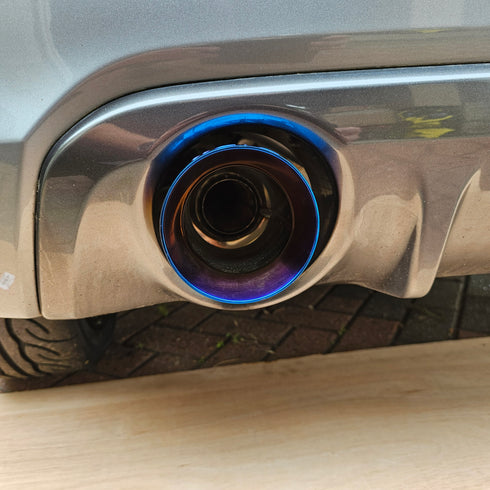 Stainless Steel Exhaust Tips (PAIR) <br> Suzuki Swift Sport ZC32S <br> 2011-2017