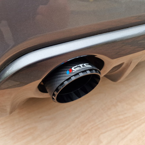 Carbon Fibre Exhaust Tips (PAIR) <br> Suzuki Swift Sport ZC31S <br> 2005-2011