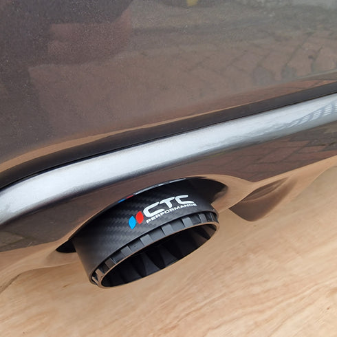 Carbon Fibre Exhaust Tips (PAIR) <br> Suzuki Swift Sport ZC31S <br> 2005-2011
