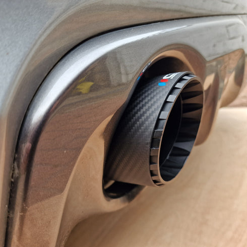 Carbon Fibre Exhaust Tips (PAIR) <br> Suzuki Swift Sport ZC31S <br> 2005-2011