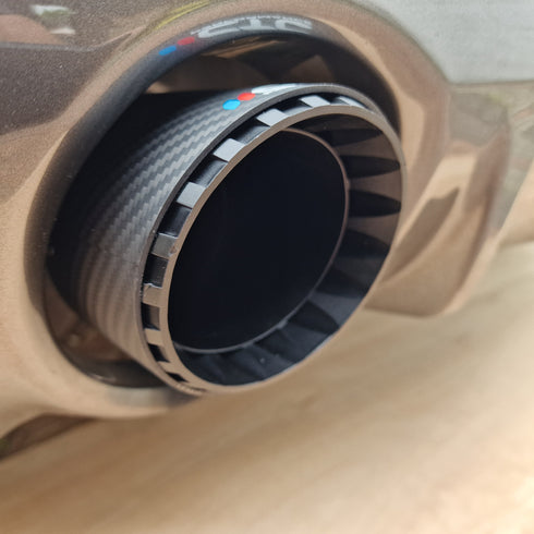 Carbon Fibre Exhaust Tips (PAIR) <br> Suzuki Swift Sport ZC31S <br> 2005-2011