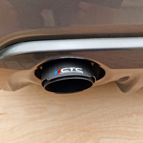 Carbon Fibre Exhaust Tips (PAIR) <br> Suzuki Swift Sport ZC31S <br> 2005-2011