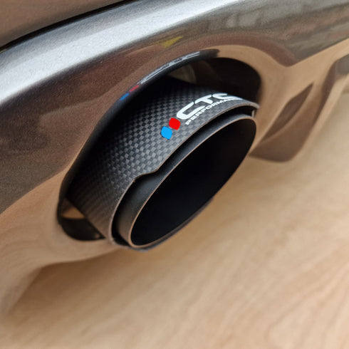 Carbon Fibre Exhaust Tips (PAIR) <br> Suzuki Swift Sport ZC31S <br> 2005-2011