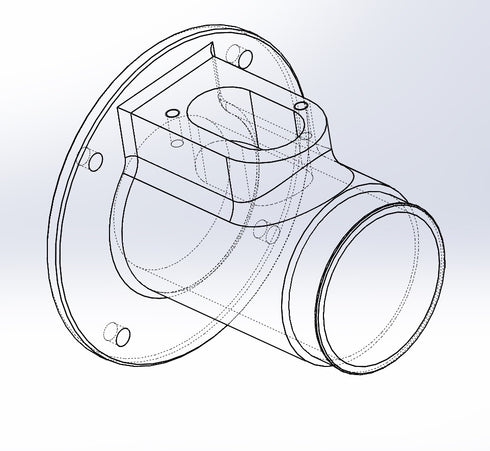 MAF Housing for Intake Kit <br>Suzuki Swift Sport ZC33S <br>2018-2020