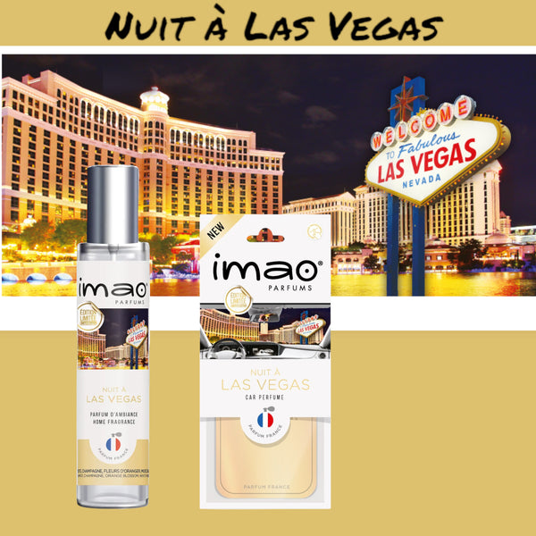 Imao LAS VEGAS <br> Air Freshener <br> Card + Spray
