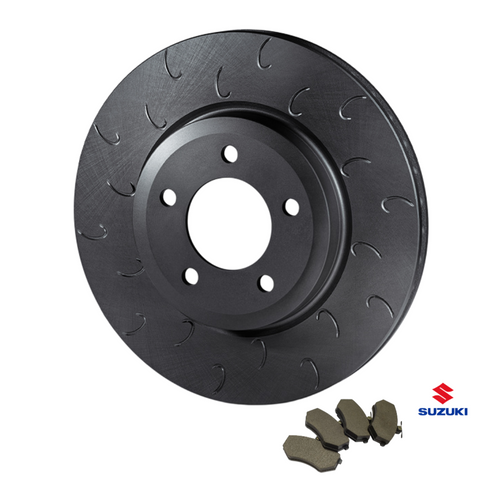 T9 Front Brake Discs (PAIR) & PADS <br>Suzuki Swift Sport ZC31S <br> 2005-2011