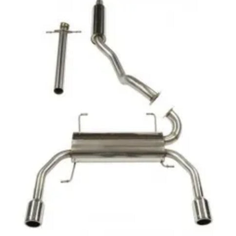 Cat Back Dual Silencer System <br> Suzuki Swift Sport ZC31S <br> 2005-2011