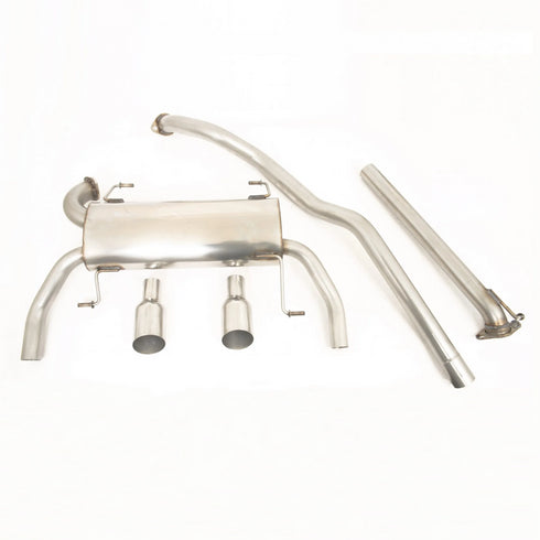 Cat Back Single Silencer System <br> Suzuki Swift Sport ZC31S <br> 2005-2011