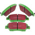 Greenstuff Rear Pads <br> Suzuki Swift Sport ZC31 <br> 2005-2011