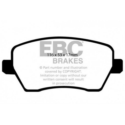 Ultimax Front Pads <br> Suzuki Swift Sport ZC31 <br> 2005-2011