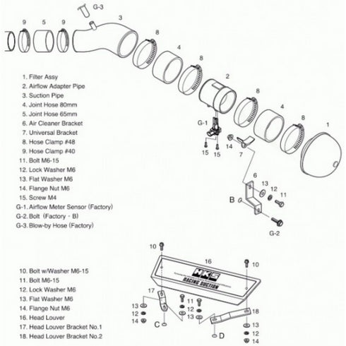 HKS RSK Reloaded <br>Suzuki Swift Sport ZC32S <br>2011-2017