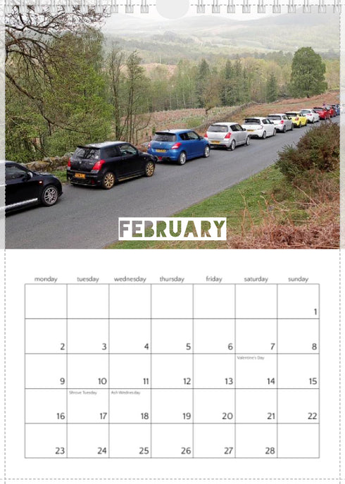 2026 Swift Calendar <br> Mixed Models <br> A4 Wall