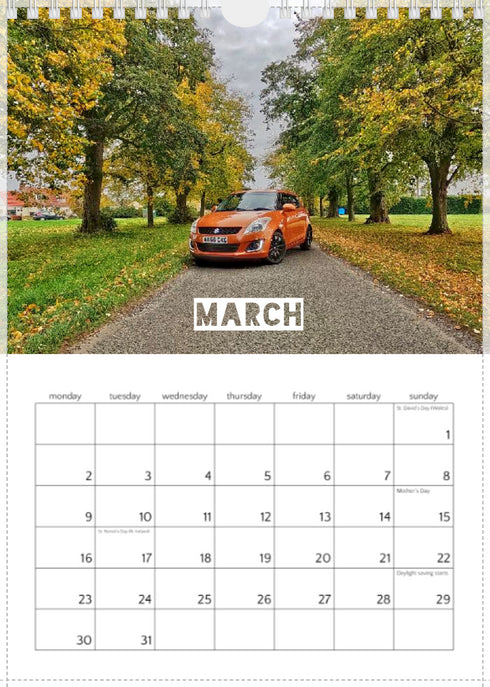 2026 Swift Calendar <br> Mixed Models <br> A4 Wall