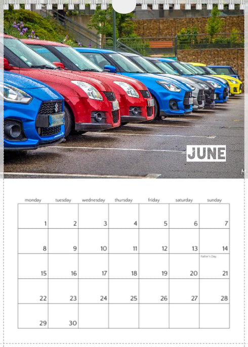 2026 Swift Calendar <br> Mixed Models <br> A4 Wall