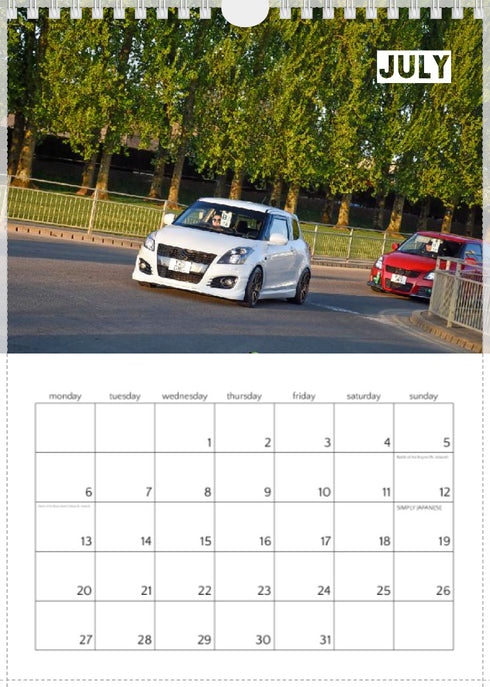 2026 Swift Calendar <br> Mixed Models <br> A4 Wall