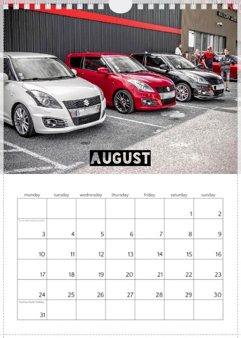 2026 Swift Calendar <br> Mixed Models <br> A4 Wall