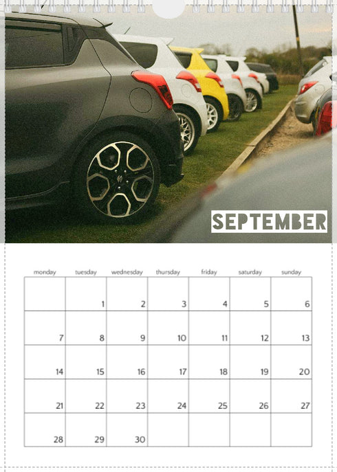2026 Swift Calendar <br> Mixed Models <br> A4 Wall