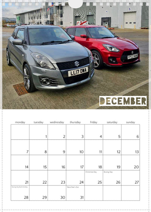 2026 Swift Calendar <br> Mixed Models <br> A4 Wall