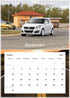 2026 Swift Calendar <br> Track Edition <br> A4 Wall