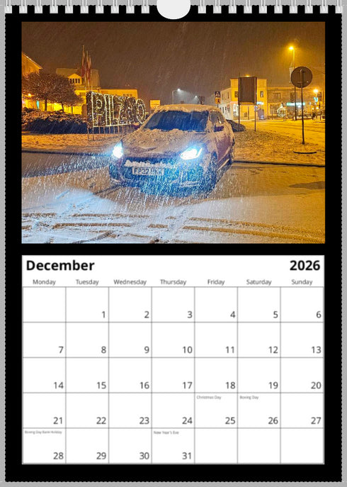 2026 Swift Calendar <br> Swift Sport ZC33S <br> A4 Wall