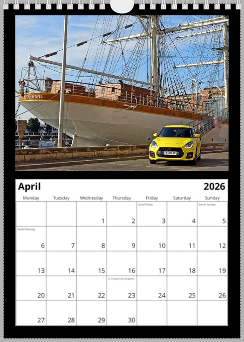 2026 Swift Calendar <br> Swift Sport ZC33S <br> A4 Wall