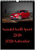 2026 Swift Calendar <br> Swift Sport ZC31S <br> A4 Wall