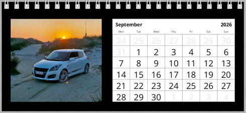 2026 Swift Calendar <br> Mixed Models <br> Desk Calendar