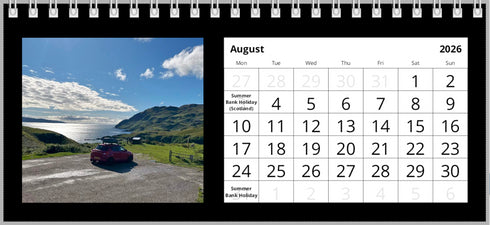 2026 Swift Calendar <br> Mixed Models <br> Desk Calendar