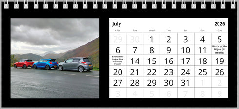 2026 Swift Calendar <br> Mixed Models <br> Desk Calendar