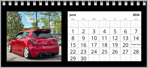 2026 Swift Calendar <br> Mixed Models <br> Desk Calendar