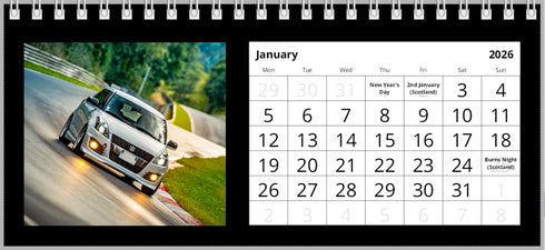 2026 Swift Calendar <br> Mixed Models <br> Desk Calendar