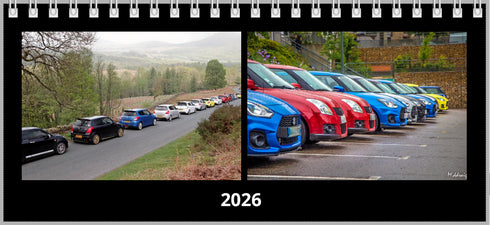 2026 Swift Calendar <br> Mixed Models <br> Desk Calendar