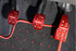 Red Aluminum Pedal Cover <br> Suzuki Swift Sport ZC33S <br> 2018-2024