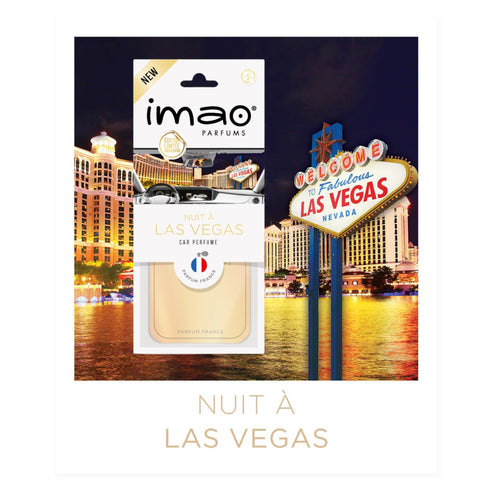 Scented Card Imao LAS VEGAS <br> Air Freshener <br> Car Fragrance
