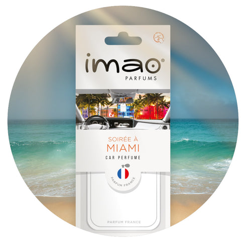 Scented Card Imao MIAMI * Air Freshener * Car Fragrance * Home * Office