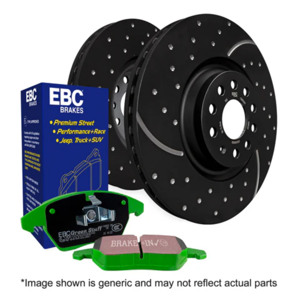 EBC Dimpled And Slotted Sport Discs (FRONT) Suzuki Swift Sport ZC32S ...